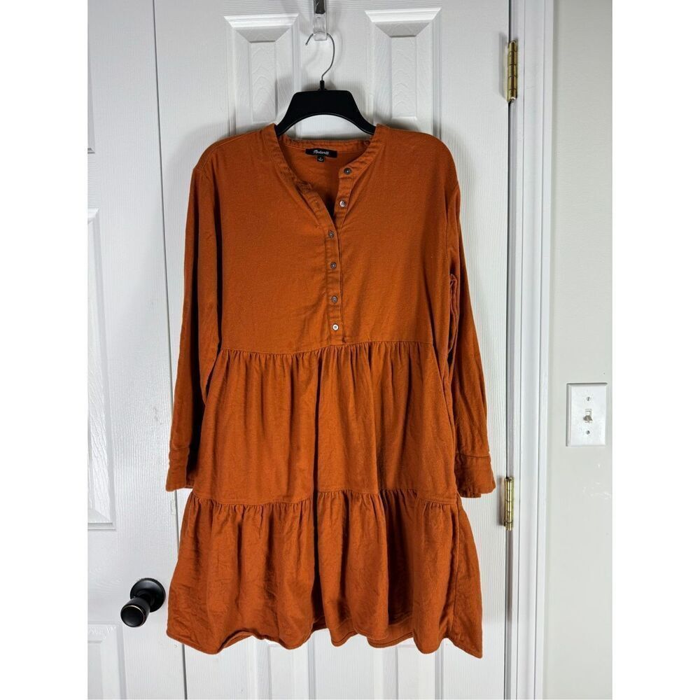 Madewell Womens Burnt Orange Dress Size M